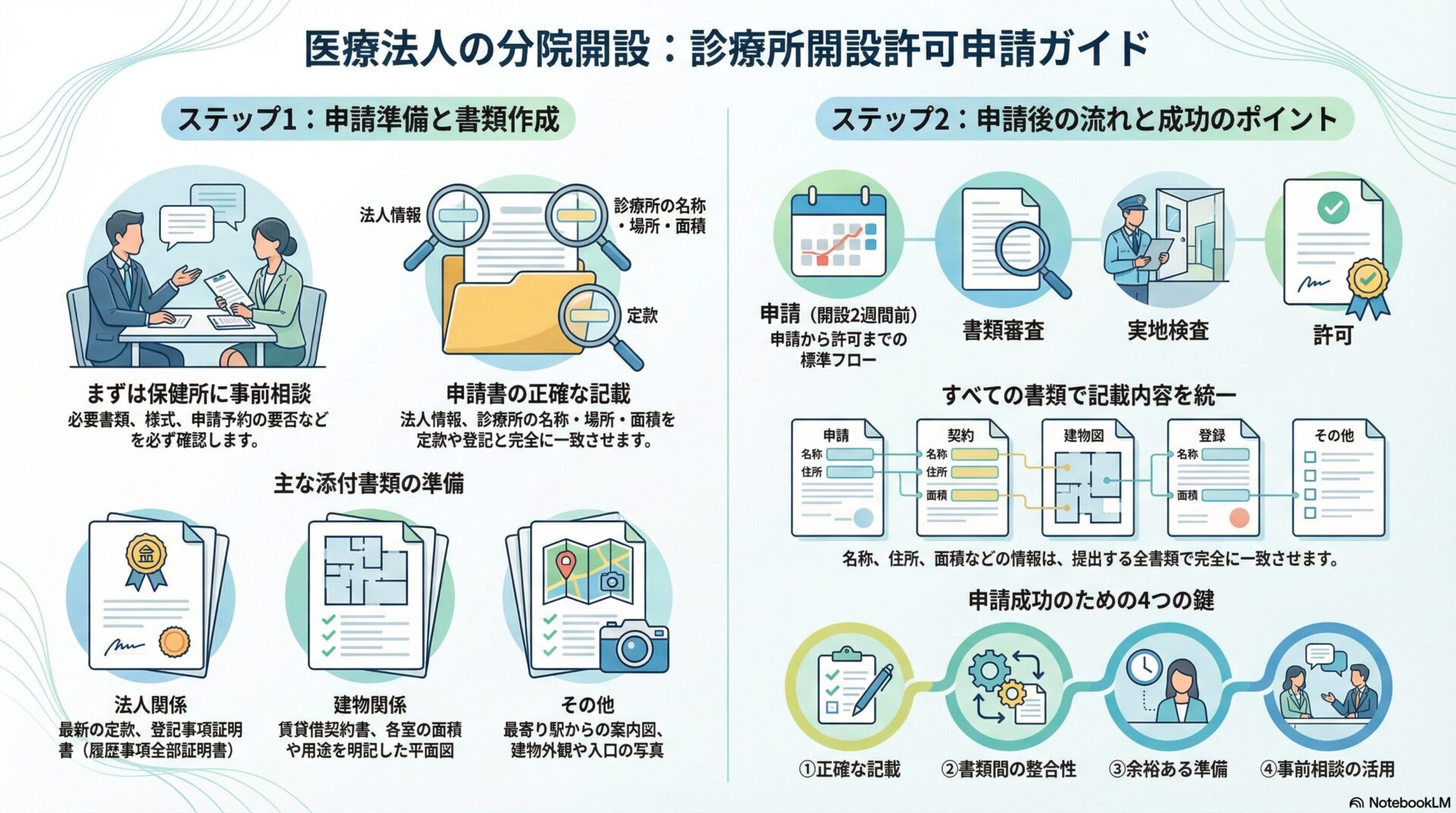 医療法人の分院開設：診療所解説許可申請ガイド