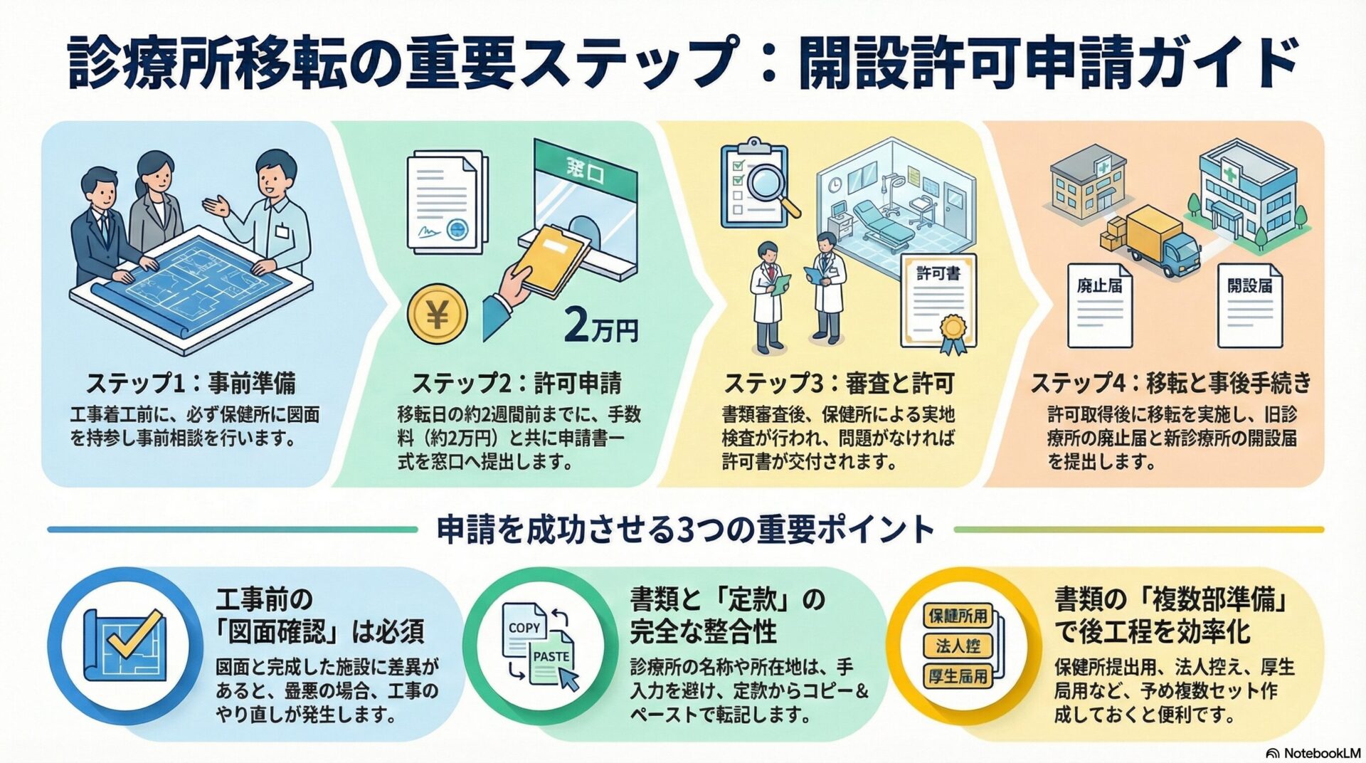 診療所移転の重要ステップ：解説許可申請ガイド