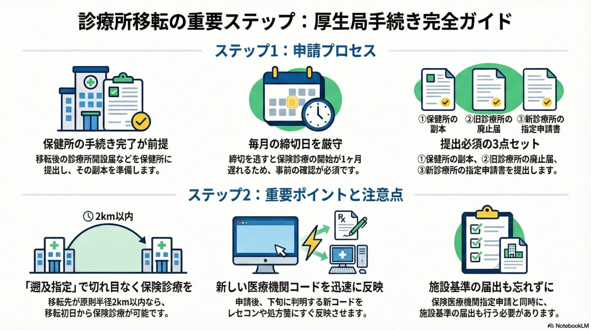 診療所移転の重要ステップ：厚生局手続き完全ガイド