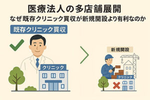 クリニック買収が新規開設より有利
