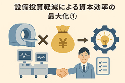 設備投資軽減による資本効率の最大化①