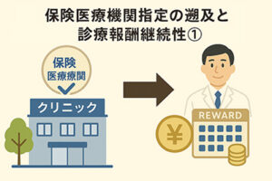 保険医療機関指定の遡及と診療報酬継続性①
