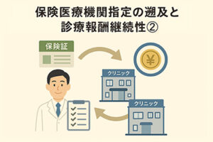 保険医療機関指定の遡及と診療報酬継続性②