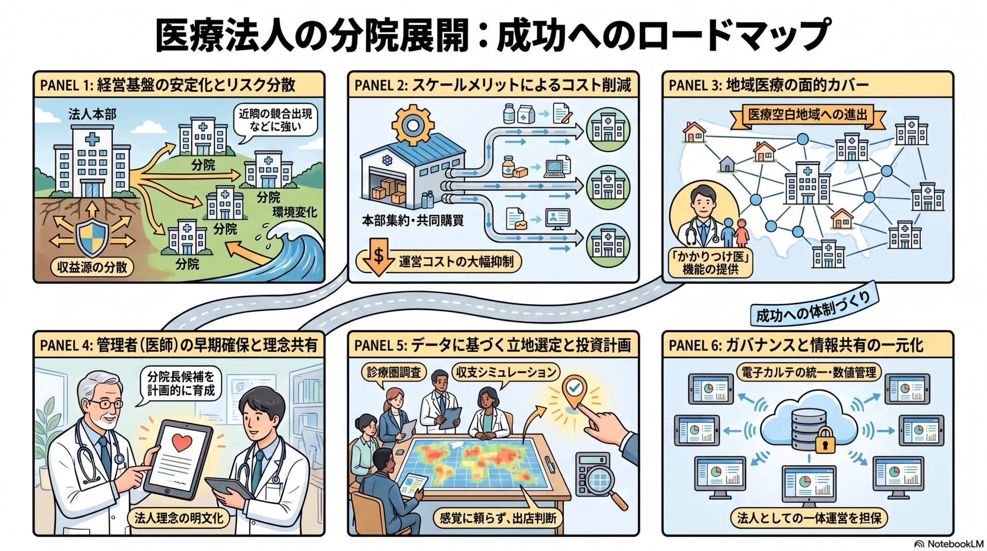 医療法人の分院展開ロードマップ